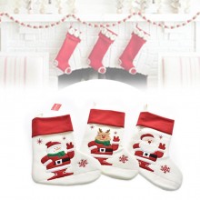 Calza befana 46 cm 2PZ natalizia epifania vuota decorazione natale da appendere