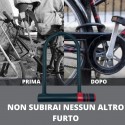 Lucchetto ad U Catena Antifurto per bici blocco ruote bicicletta MTB con chiavi