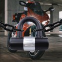 Lucchetto Arco U Bloccadisco Blocca Catena Moto Scooter Bici Quad 1.3x10cm