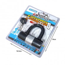 Lucchetto Arco U Bloccadisco Blocca Catena Moto Scooter Bici Quad 1.3x10cm