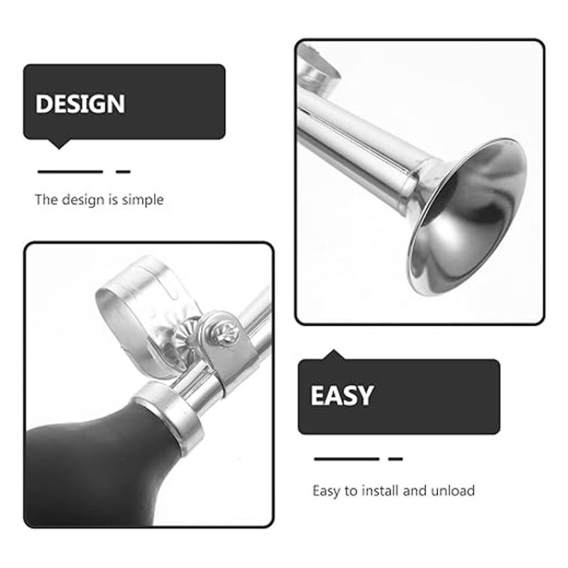 Kmt Style Trombetta Tromba per Bici Bicicletta Clacson Vintage Retr...