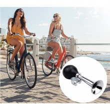 Trombetta Tromba per Bici Bicicletta Clacson Vintage Retrò Cromata Universale