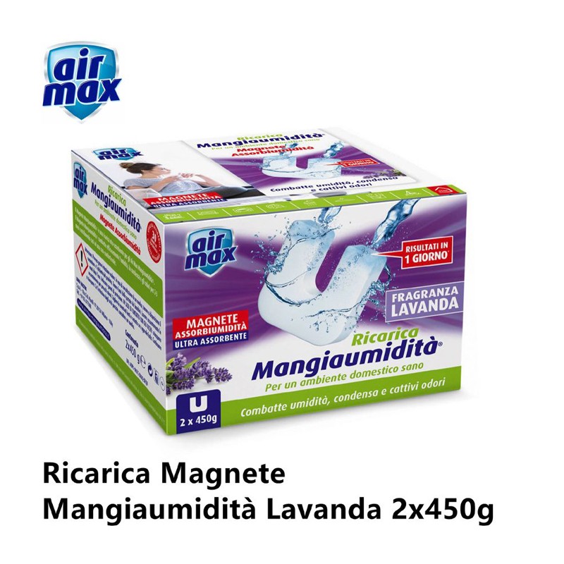 AirMax Assorbi umidità lavanda pasticche ricarica sali aria sana pa...