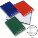 Quaderno A4 Cartonato 5 pezzi 60 Fg. da 80 gr. quadretti 5mm MONOCROMO PIGNA