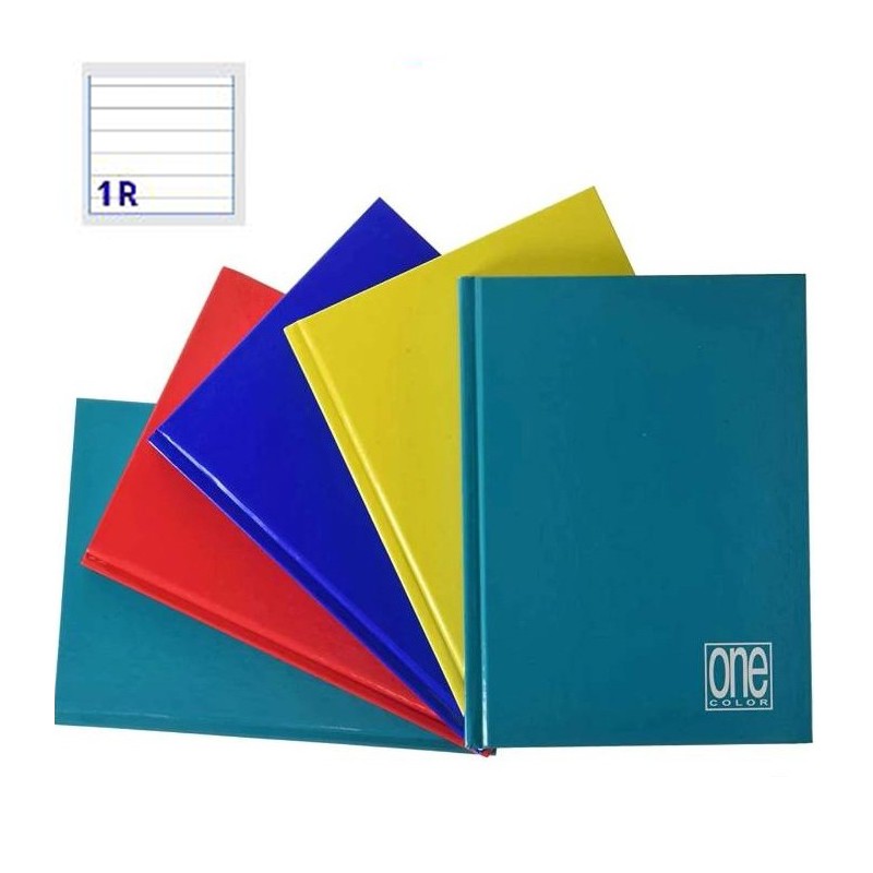 Quaderni Cartonati Blasetti A5 Conf 5 pezzi rigatura 1R 72 fg colori assortiti