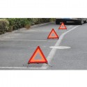 Triangolo + custodia Emergenza stradale sicurezza incidente catarifrangente auto