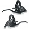 Kmt Style Coppia Comandi cambio bici + leve freno 3X8 per biciclett...