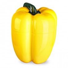 Contenitore porta salva freschezza peperone 2PZ in plastica BPA Free Protegge