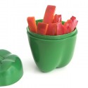 Contenitore porta salva freschezza peperone 2PZ in plastica BPA Free Protegge