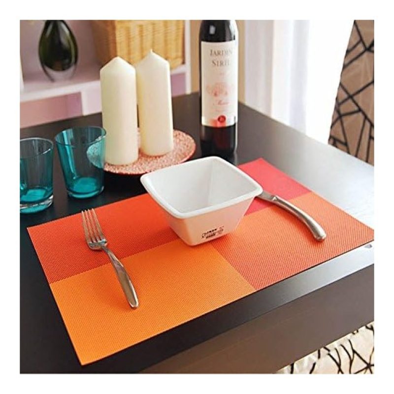 Set 12 Tovagliette americane plastica antimacchia PVC colazione 30x...
