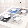 Set 12 Tovagliette americane plastica antimacchia PVC colazione 30x...