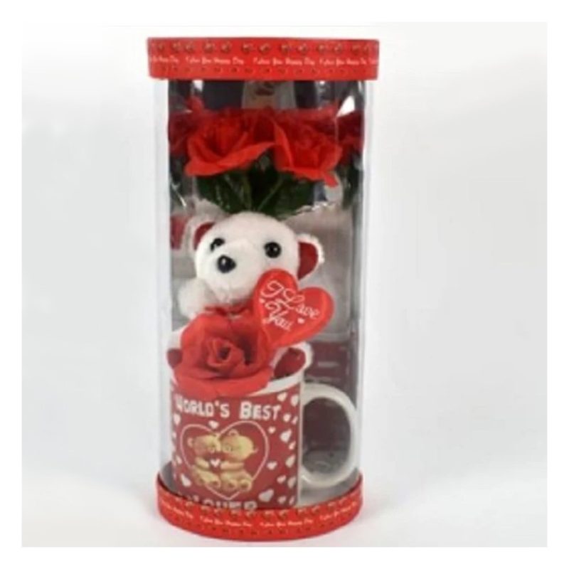 Hongu Tazza Set Regalo orsetto Peluche Amore San Valentino set I Lo...