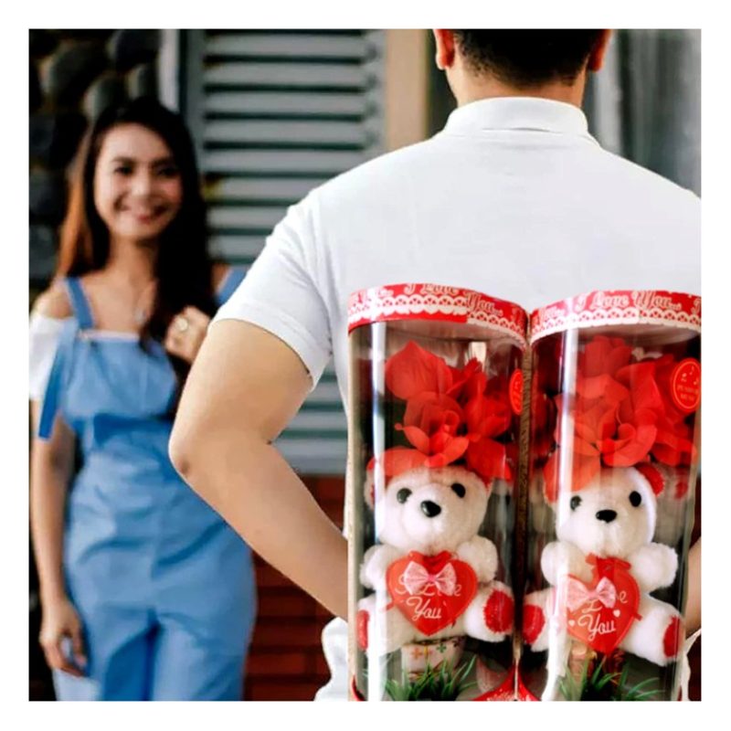 Hongu Tazza Set Regalo orsetto Peluche Amore San Valentino set I Lo...