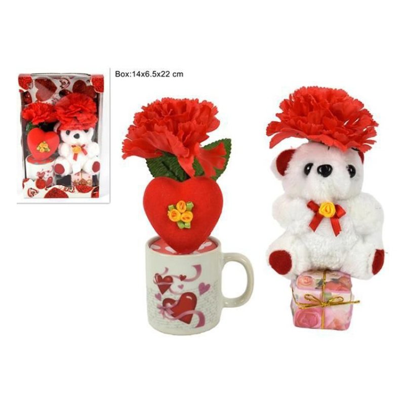 Set orsetto Tazza regalo San Valentino anniversario Peluche idea re...
