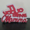 FGF Scritta in legno dedicata alla mamma Ti voglio bene Mamma 13x18...