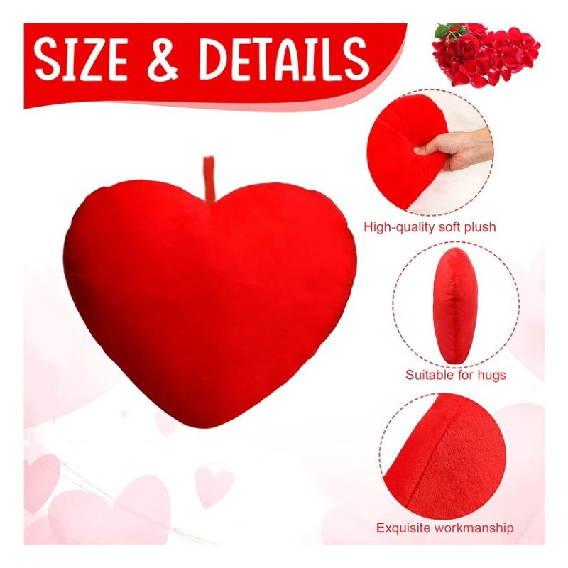 FGF San valentino Peluche pupazzo cuore Ti amo rosso idea regalo va...
