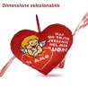 FGF San valentino Peluche pupazzo cuore Ti amo rosso idea regalo va...