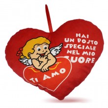 San valentino Peluche pupazzo cuore Ti amo rosso idea regalo varie misure