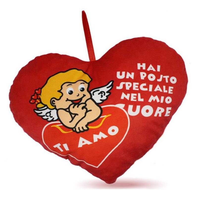 FGF San valentino Peluche pupazzo cuore Ti amo rosso idea regalo va...