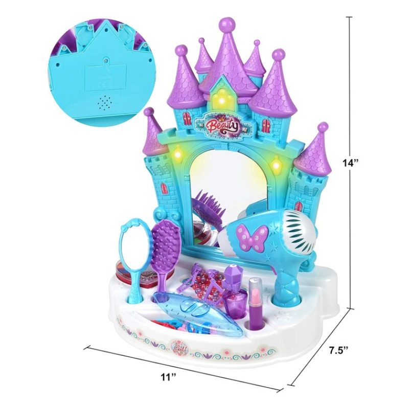 Play More Specchiera Giocattolo Principesse Toeletta luci e suoni B...