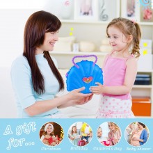 Set valigetta Bambola Sirena Gioco Giocattolo casa sirenetta conchiglia Bambini