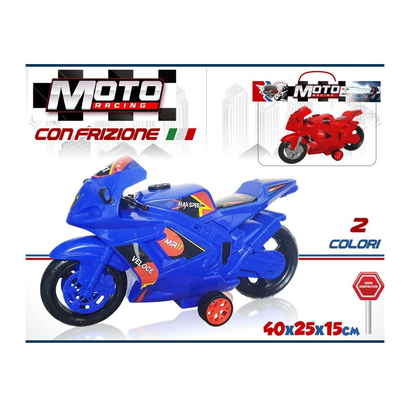 Play More Moto da corsa con Funzionamento A Frizione Gioco Giocatto...