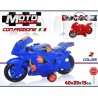 Play More Moto da corsa con Funzionamento A Frizione Gioco Giocatto...