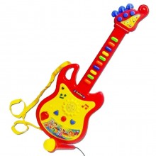 Popstar Chitarra elettronica Con Microfono e Luci Gioco Giocattolo Bambini