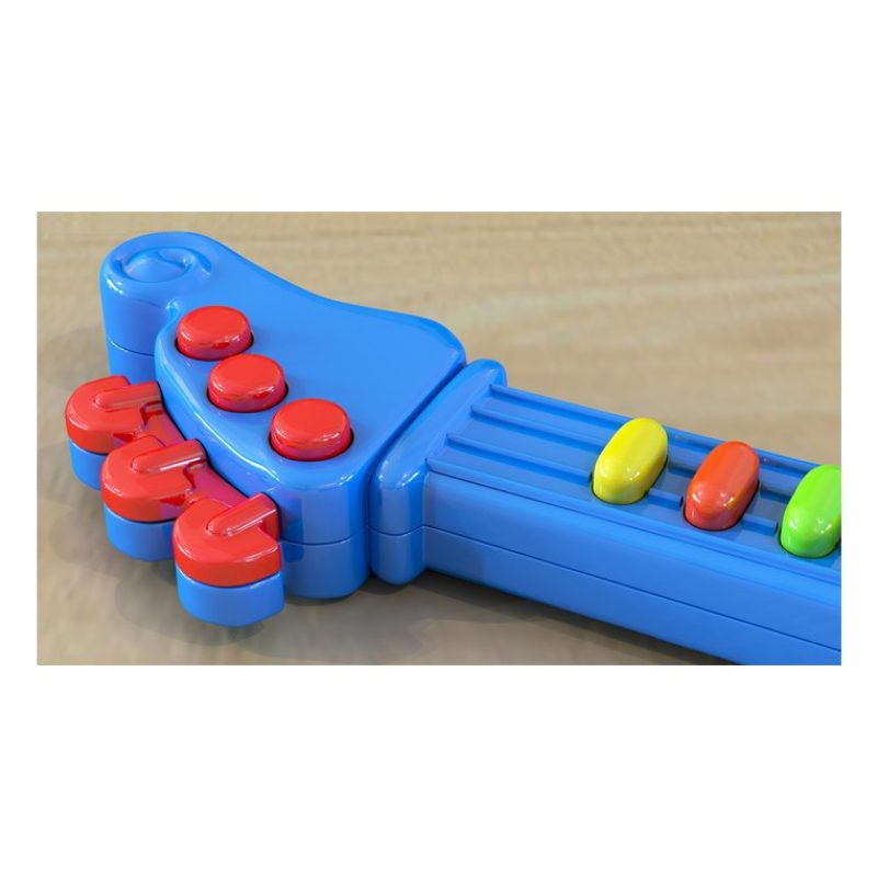 Play More Popstar Chitarra elettronica Con Microfono e Luci Gioco G...