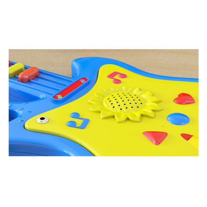 Play More Popstar Chitarra elettronica Con Microfono e Luci Gioco G...
