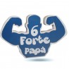 FGF Scritta in legno 6 Forte papà dedicata al papa' 12x18 cm decora...