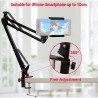 Arrango Supporto da tavolo per cellulare con braccio snodabile fles...