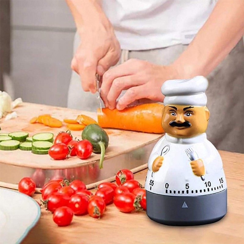 Hongu Timer da cucina cuoco meccanico orologio countdown 60 minuti ...
