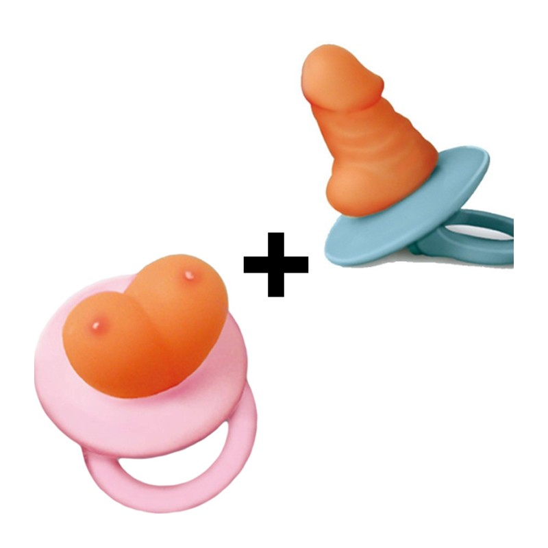 Ciuccio pisello pene + seno tette festa addio al nubilato scherzo sexy adulti