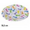 Spicy Party Set 18 Piatti in Carta con Stampa Pisello Pene Addio al...