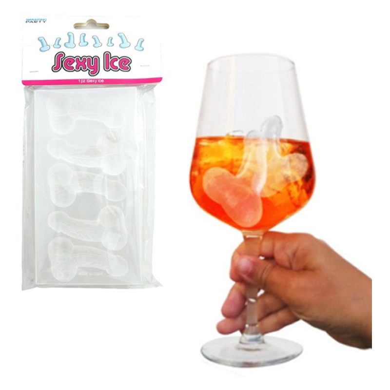 Spicy Party Vaschetta ghiaccio 2pz forma di Pene addio nubilato sta...