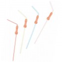 Cannucce Addio al nubilato sexy forma con pisello pene set 12 pz scherzo party