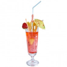 Cannucce Addio al nubilato sexy forma con pisello pene set 12 pz scherzo party