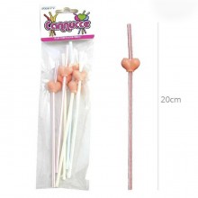 Cannucce Addio al celibato sexy forma tette seno set 18 pz scherzo party adulto