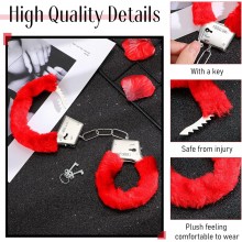 Manette Con Pelliccia Principianti 2 paia Gioco Erotico Coppia Sexy carnevale