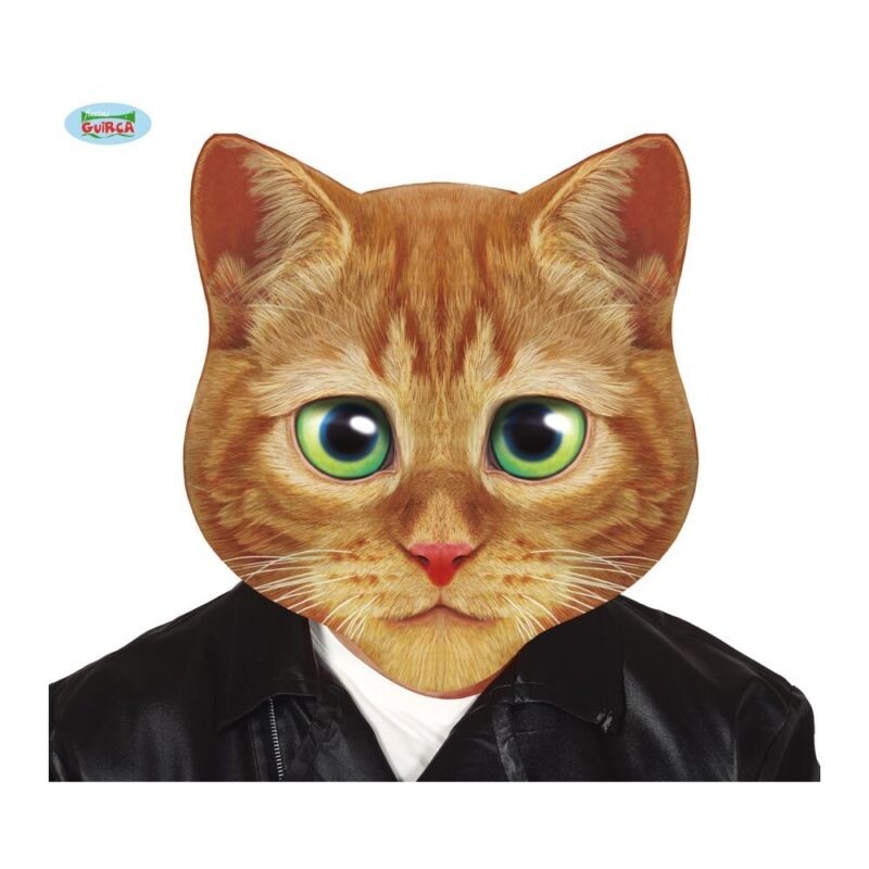 Maschera viso da gatto per feste in EVA gigante cosplay carnevale halloween