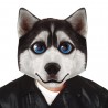 Guirca Maschera da cane Husky travestimento da animale gigante carn...