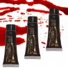 Guirca Tubetto sangue finto 3 PZ lavabile 20 ml rosso make up trave...