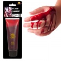Tubetto sangue finto lavabile 100 ml rosso make up per travestimenti halloween