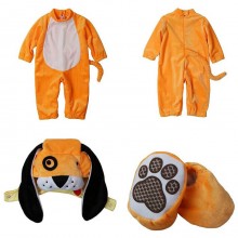 Costume carnevale Tuta Intera Bambini Neonati cucciolo cagnolino vestito 18/24 m