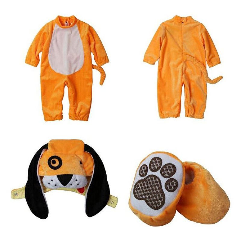 Guirca Costume carnevale Tuta Intera Bambini Neonati cucciolo cagno...