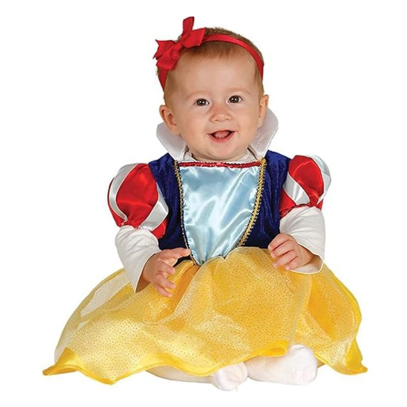 Guirca Costume Biancaneve Carnevale vestito Guirca principessa neon...