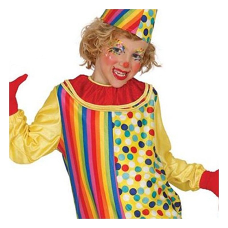 Guirca Costume Vestito travestimento Carnevale clown pagliaccio neo...