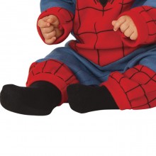 Costume Spiderman supereroe carnevale Per Bambini neonato 0-12 mesi vestito