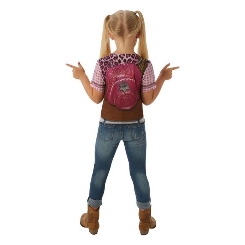 Rubie's Costume carnevale travestimento t-shirt cowgirl Halloween R...